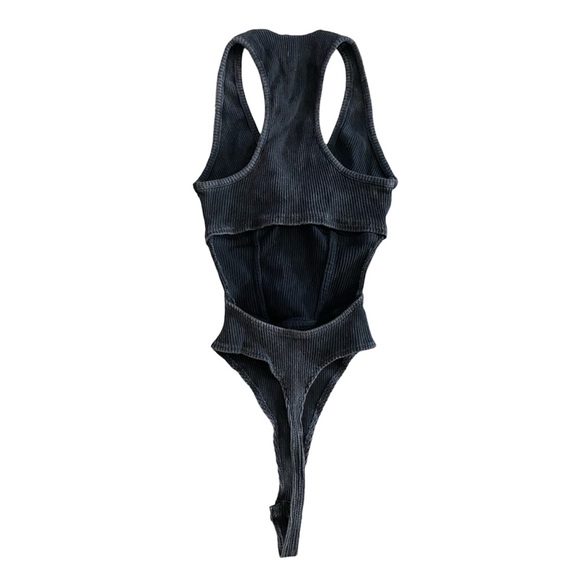 [Fashion Nova] Mineral Wash Bodysuit - Picture 5 of 5